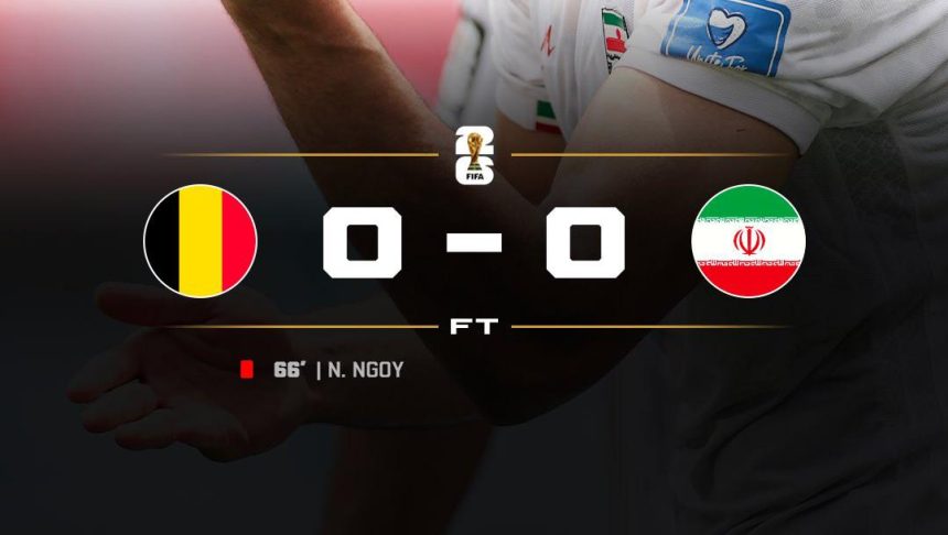 Belgium draw 0-0 Against Iran (Photo credit: Softfootball media)