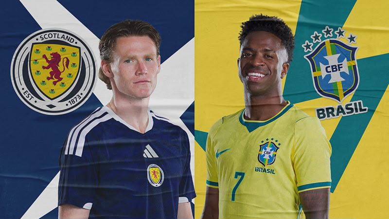Scotland Vs Brazil (Photo credit: BBC media)