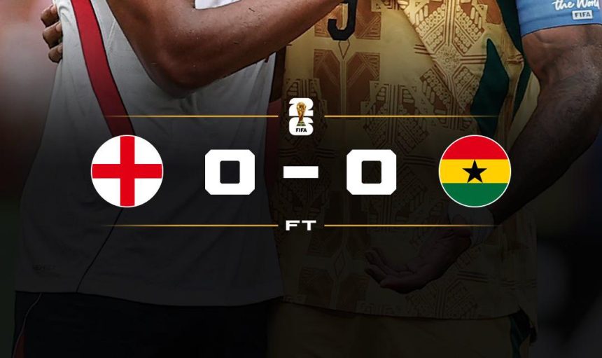 England 0-0 Ghana (Photo credit: softfootball media)