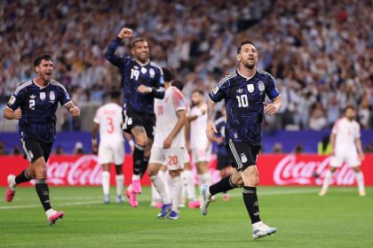 Messi score for Argentina from the bench (Photo credit: Fabrizio Romano via x)