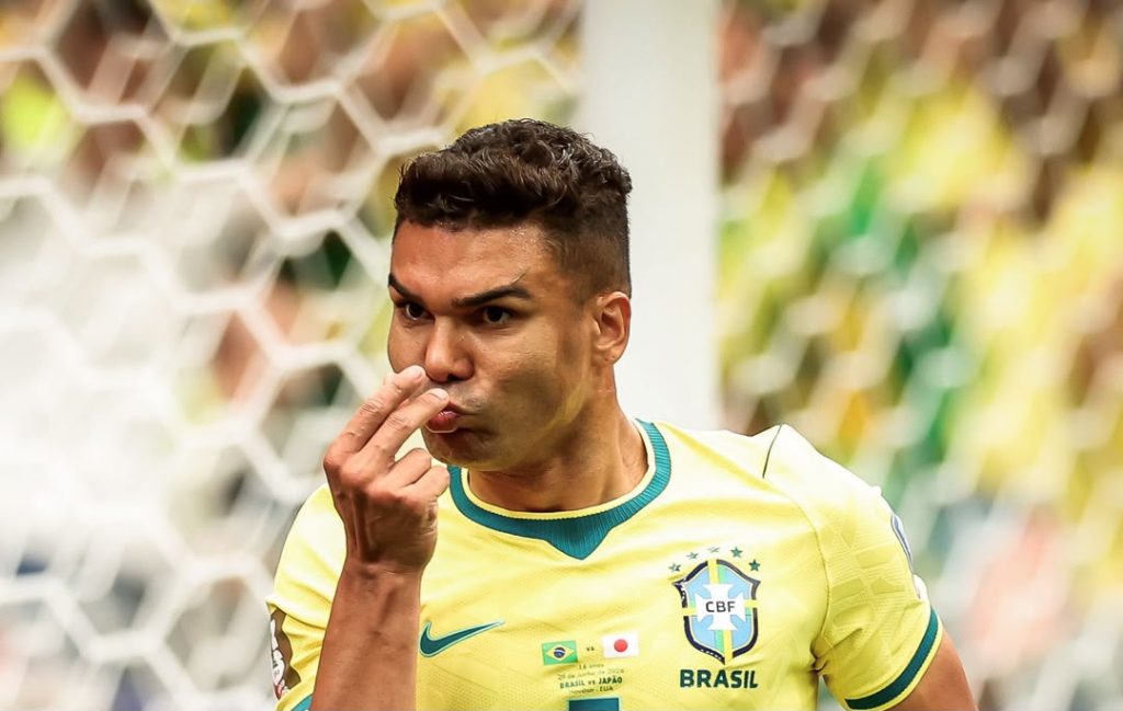Casemiro for Brazil (Photo credit: B/R football)