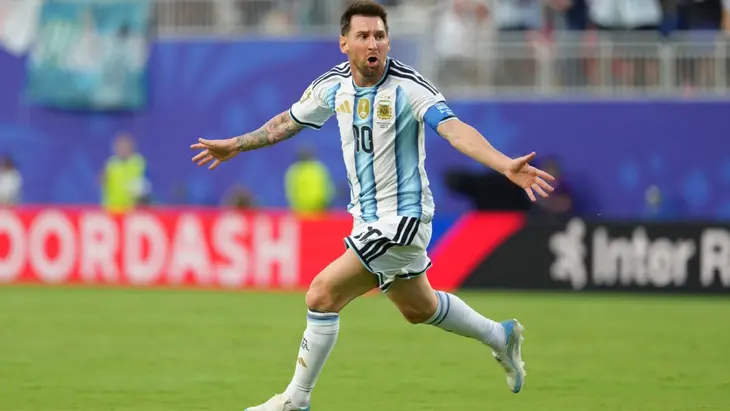 Lionel Messi scored a sensational hat-trick as the reigning world champions opened their FIFA World Cup campaign- Photo credit: Facebook media