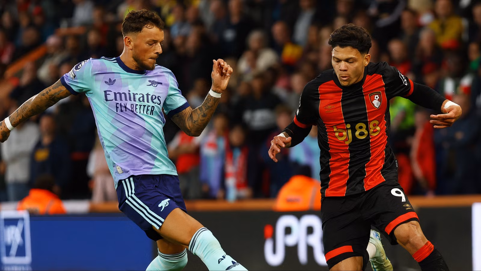 arsenal and bourmouth. (photo credit: bbc media)