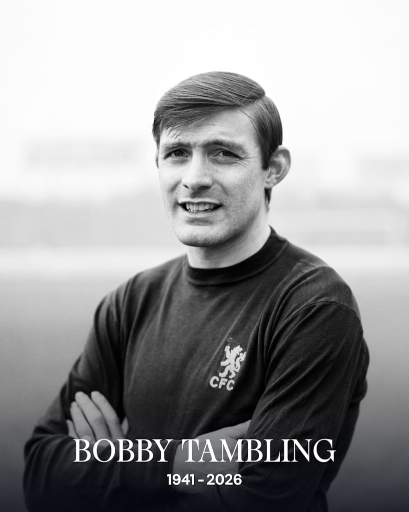 Bobby Tambling 1941 - 2026 (Photo credit: Chelsea media)