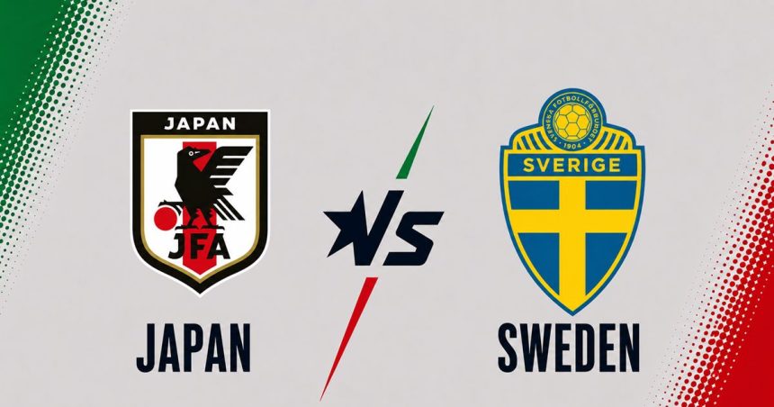 Japan and Sweden battle for a place in the 2026 World Cup knockout stage- Photo credit: X media