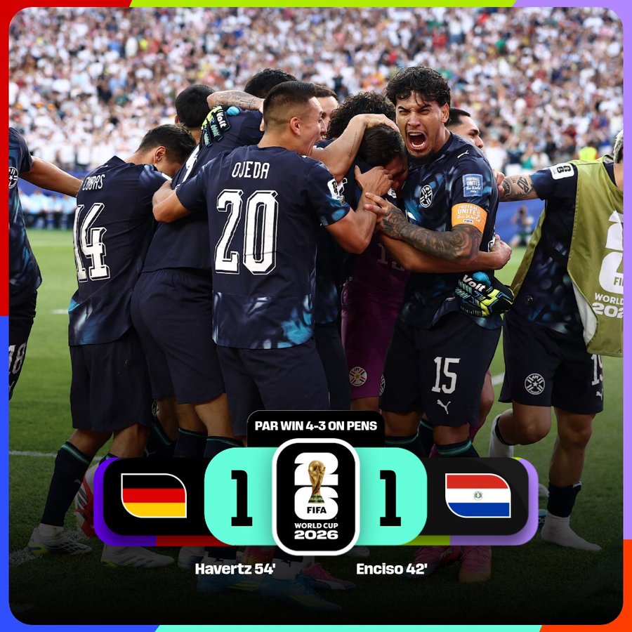 Paraguay power into the Round of 16 on penalties- Photo credit: FIFA media
