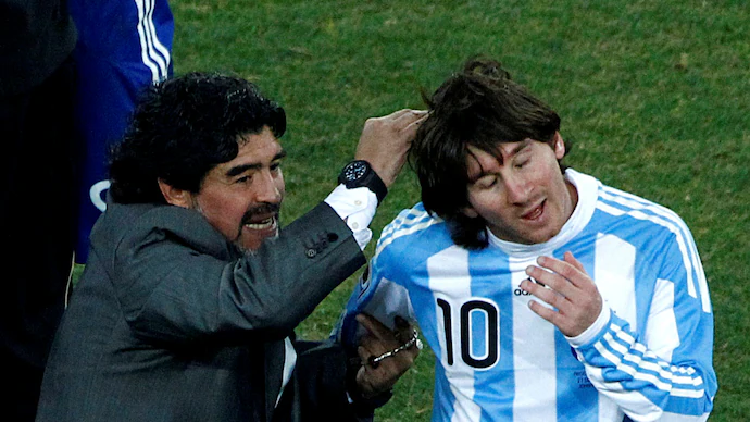 Messi Dedicates Argentina's Semi-Final Triumph to Maradona- Photo credit: X media