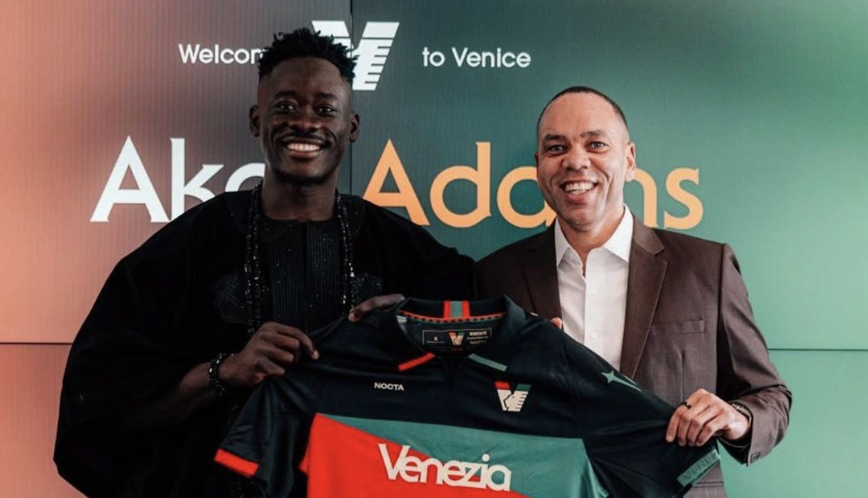 Akor Adams Joins Venezia FC on Four‑Year Deal - Photo Credit : Venezia FC, X