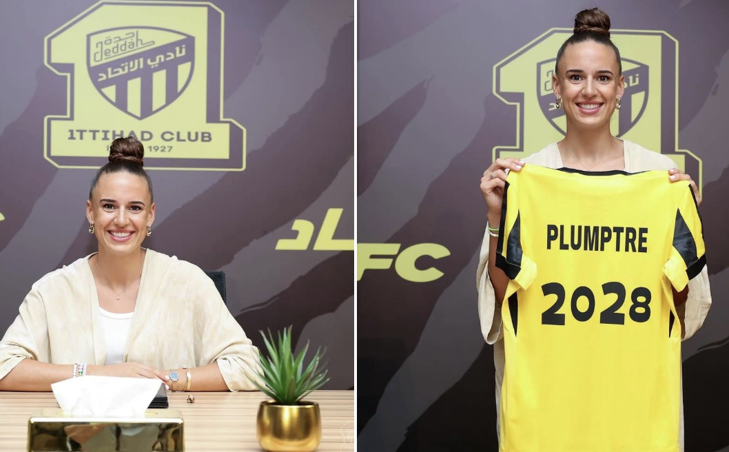 Ashleigh Plumptre Extends Al Ittihad Contract Until 2028 - Photo Credit : Al-Ittihad Ladies, X