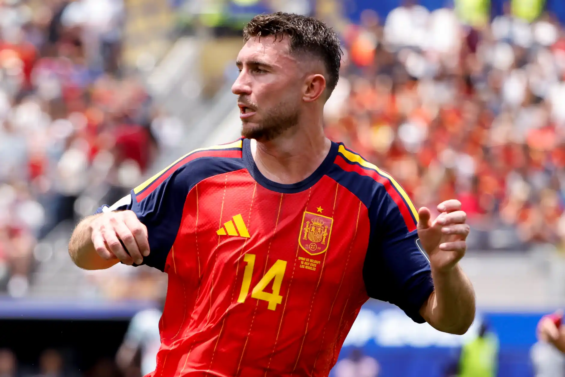 Aymeric Laporte representing spain - Photo Credit : Talksports
