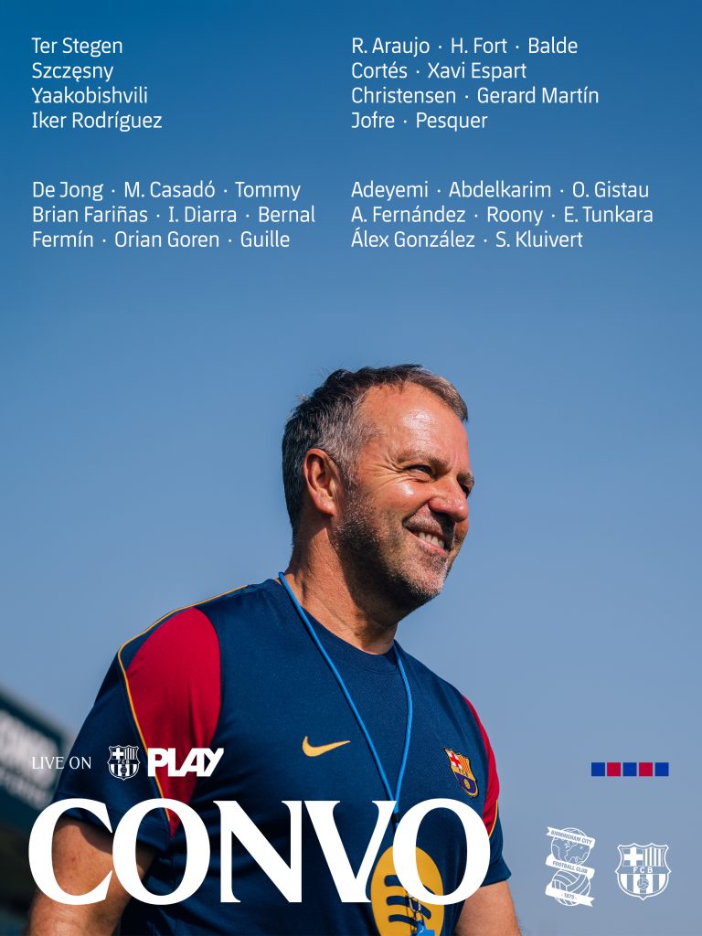 Barcelona, 2026 𝗣𝗥𝗘-𝗦𝗘𝗔𝗦𝗢𝗡 𝗦𝗤𝗨𝗔𝗗 - Photo Credit : FC Barcelona, X