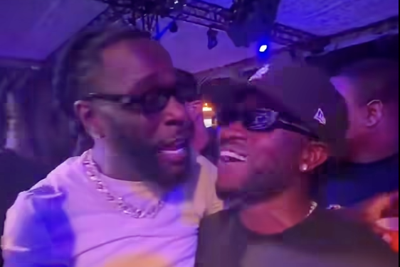 Burna Boy Links Up With Ademola Lookman in Portugal as Two Nigerian Icons Connect - Photo Credit :Julie Sports, Facebook