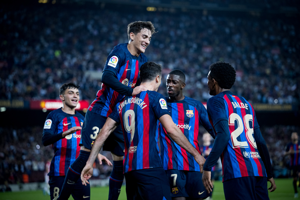barcelona players. (photo credit: skysport media)