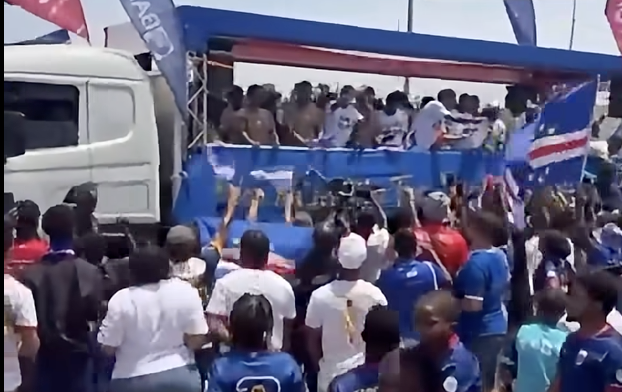 Cape Verde Receive Hero’s Welcome After Historic Unbeaten Group‑Stage Run at 2026 World Cup - Photo Credit : Africa First // X
