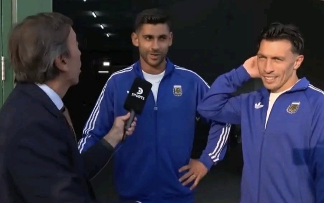 Cuti Romero speaking to the Media - Photo Credit : FIFA, X
