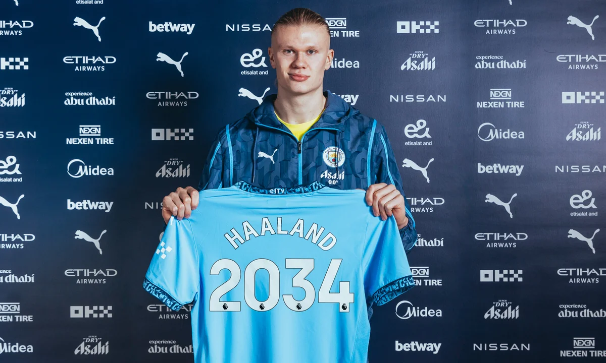 Manchester City completes signing of Erling Haaland (Credit: City Media)