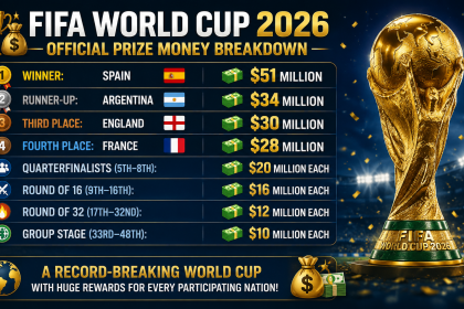 FIFA World Cup 2026 — Official Prize Money Breakdown - Photo Credit : Softfootball Media