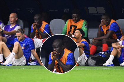 France lost the midfield battle, yet their Midfield Marshal, N’Golo Kanté, was warming the bench - Photo Credit : livekickoff, Threads
