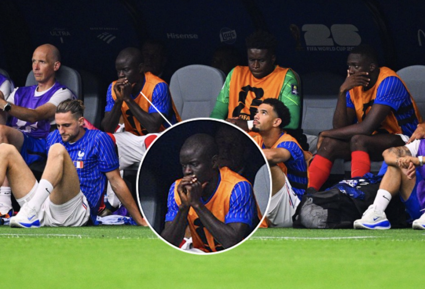 France lost the midfield battle, yet their Midfield Marshal, N’Golo Kanté, was warming the bench - Photo Credit : livekickoff, Threads