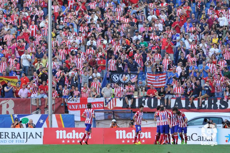 Atletico madrid fans. (photo credit: skysport)