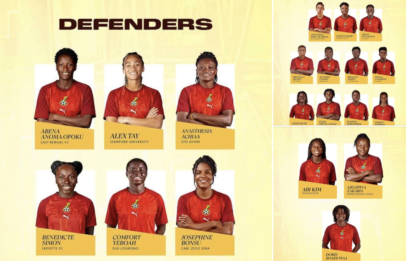 Ghana Announce Black Queens Squad for WAFCON 2026 - Photo Credit : Ghana Black Queens, X