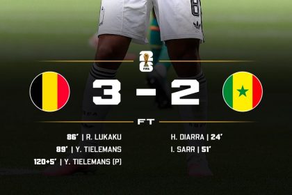 Belgium complete the comeback to enter the Round of 16- Photo credit: X media
