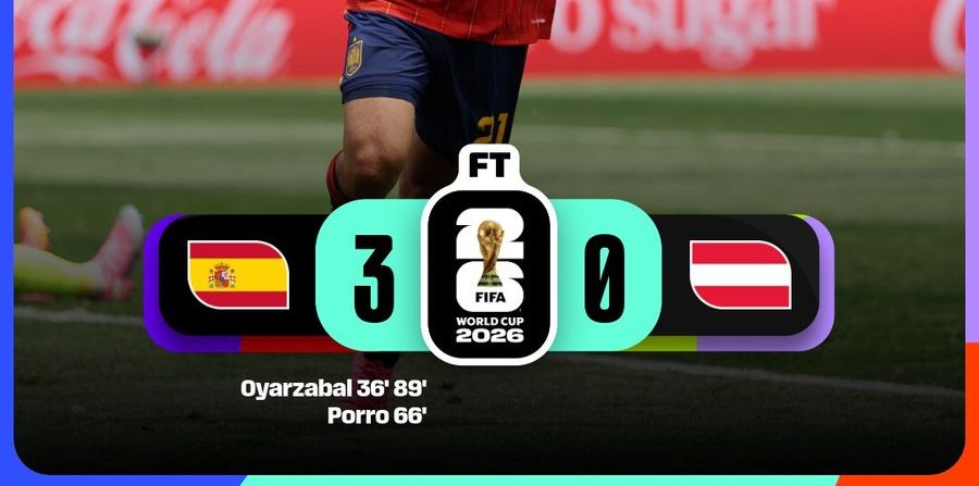 Spain booked their place in the World Cup round of 16- Photo credit: FIFA media