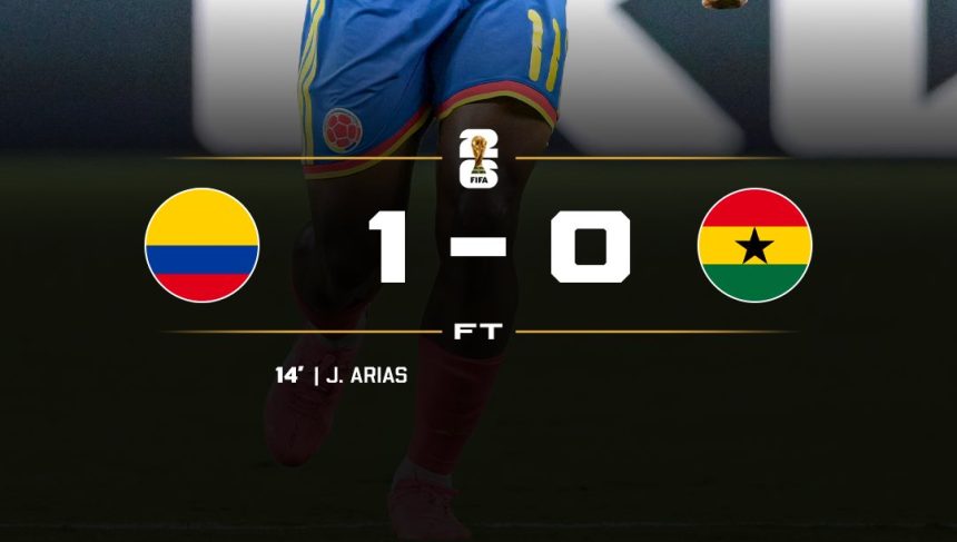 Colombia beat Ghana and fly to World Cup RO16 to face Switzerland- Photo credit: X media