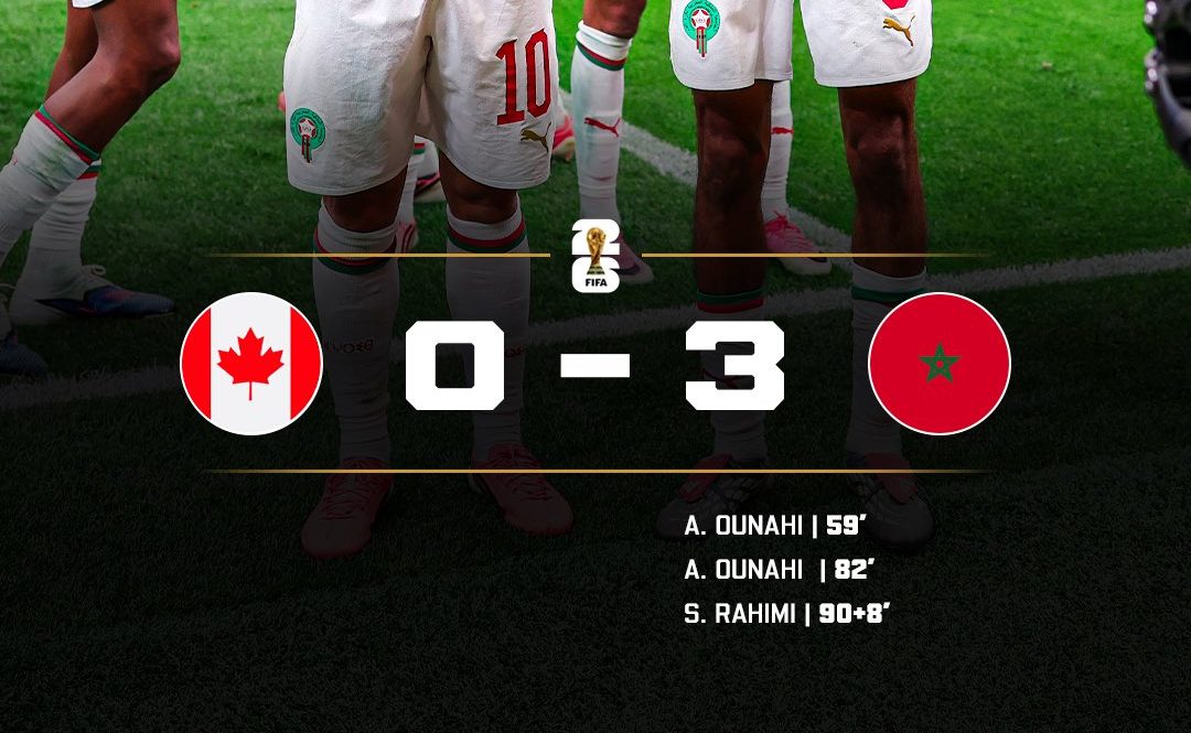 Morocco qualify to World Cup quarter finals- Photo credit: X media