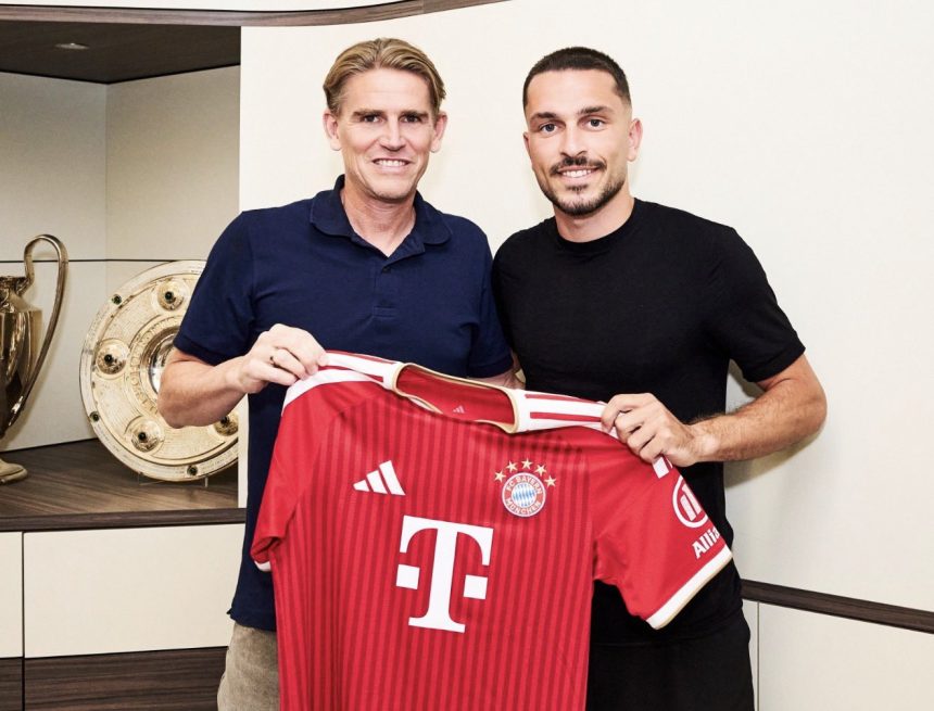 Arijon Ibrahimović extendS his contract at FC Bayern until 2028- Photo credit: Fabrizio Romano via X
