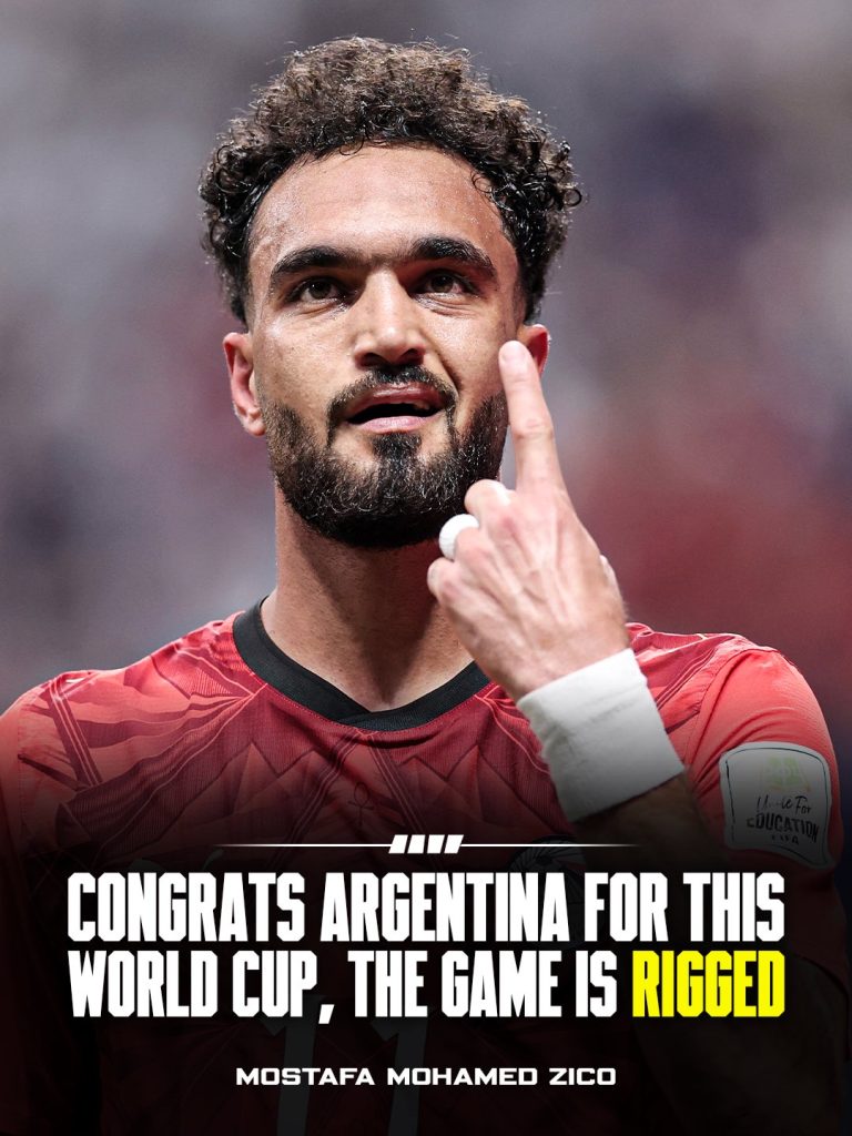 Mostafa Ziko Alleges Bias After Egypt's World Cup Exit- Photo credit: X media