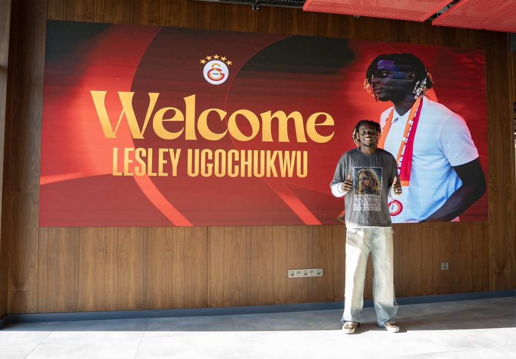 Galatasaray Confirm Lesley Ugochukwu Loan From Burnley- Photo credit: Galatasaray media