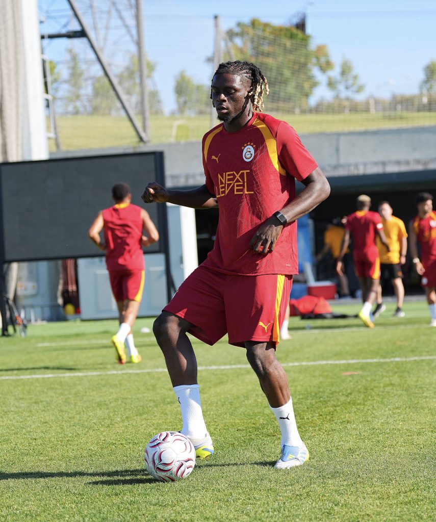 Lesley Ugochukwu first training session with Galatasaray team- Photo credit: X media