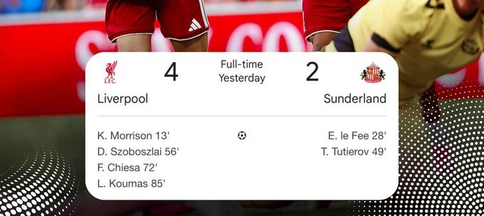 Liverpool beat Sunderland 4–2 in pre-season encounter- Photo credit: Softfootball media