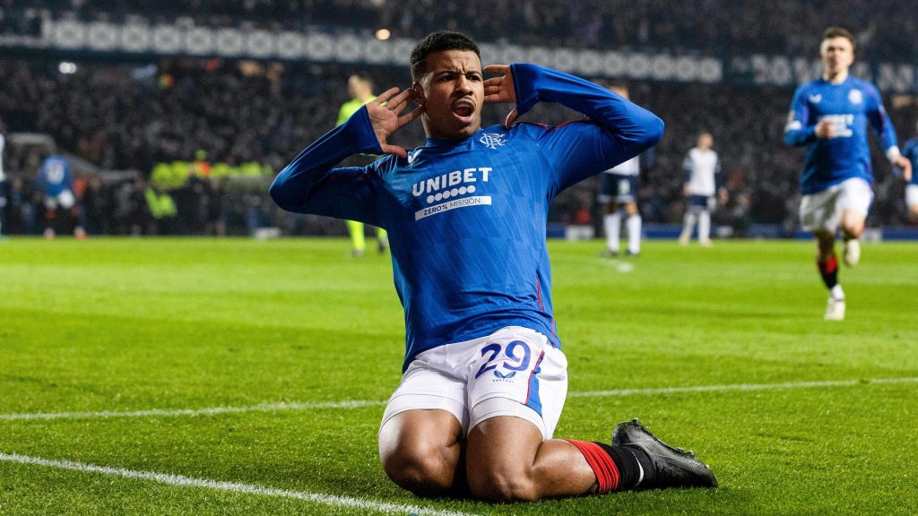 Hamza Igamane (Credit: Rangers Media)
