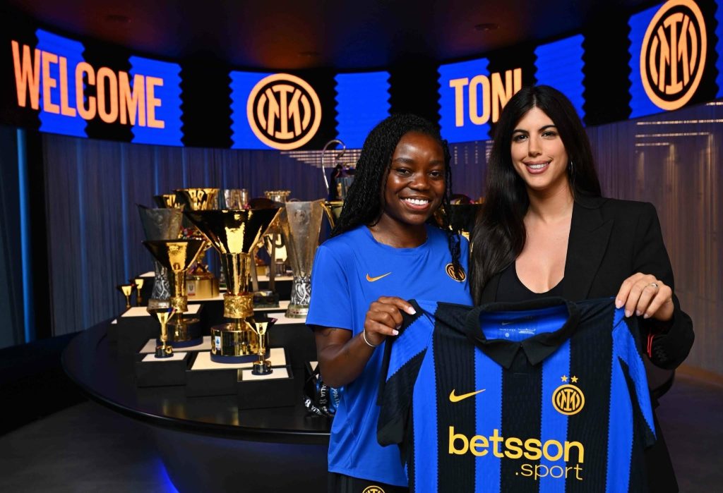 Inter Milan Women Complete Signing of Super Falcons Midfielder Toni Payne - Photo Credit : Intermilan Women, X