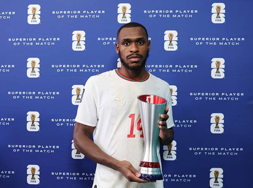 Issa Diop wins the Man of the Match award against the Netherlands - Photo Credit : FIFA, X