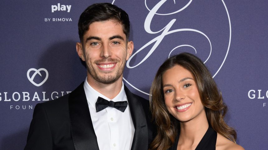 Kai Havertz and wife Sophia (Credit: Getty)