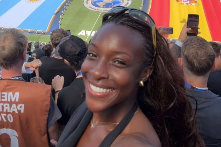 Michelle Alozie Spotted at 2026 World Cup Final Before Departing for WAFCON Duty - Photo Credit : Michelle Alozie , Instagram