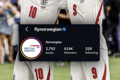 Norwegian Airlines Change Instagram Profile Picture After Losing World Cup Bet to British Airways - Photo Credit : Norwegian Airlines, Instagram