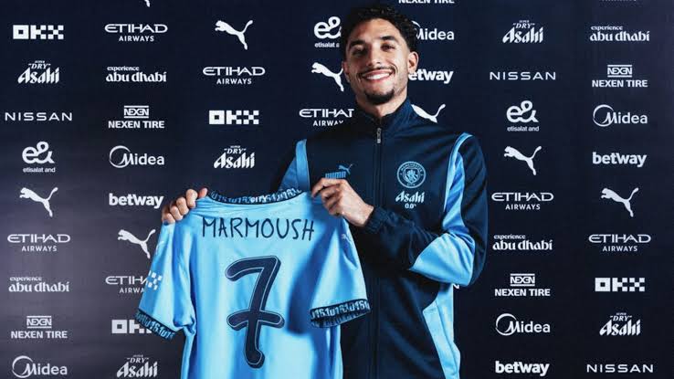 Omar Marmoush (Photo credit: Manchester City via x)