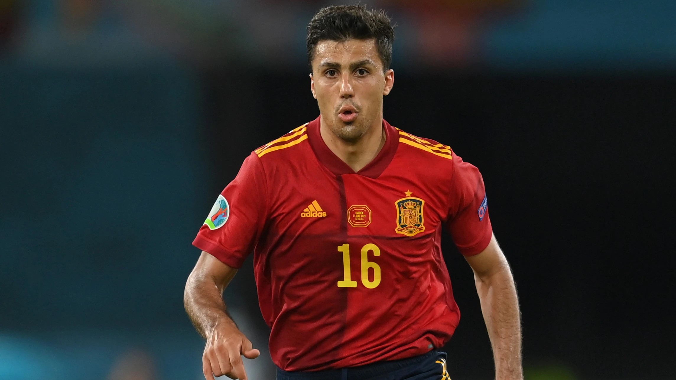 Rodri representing Spain - Photo Credit : Manchester City Football club, Website
