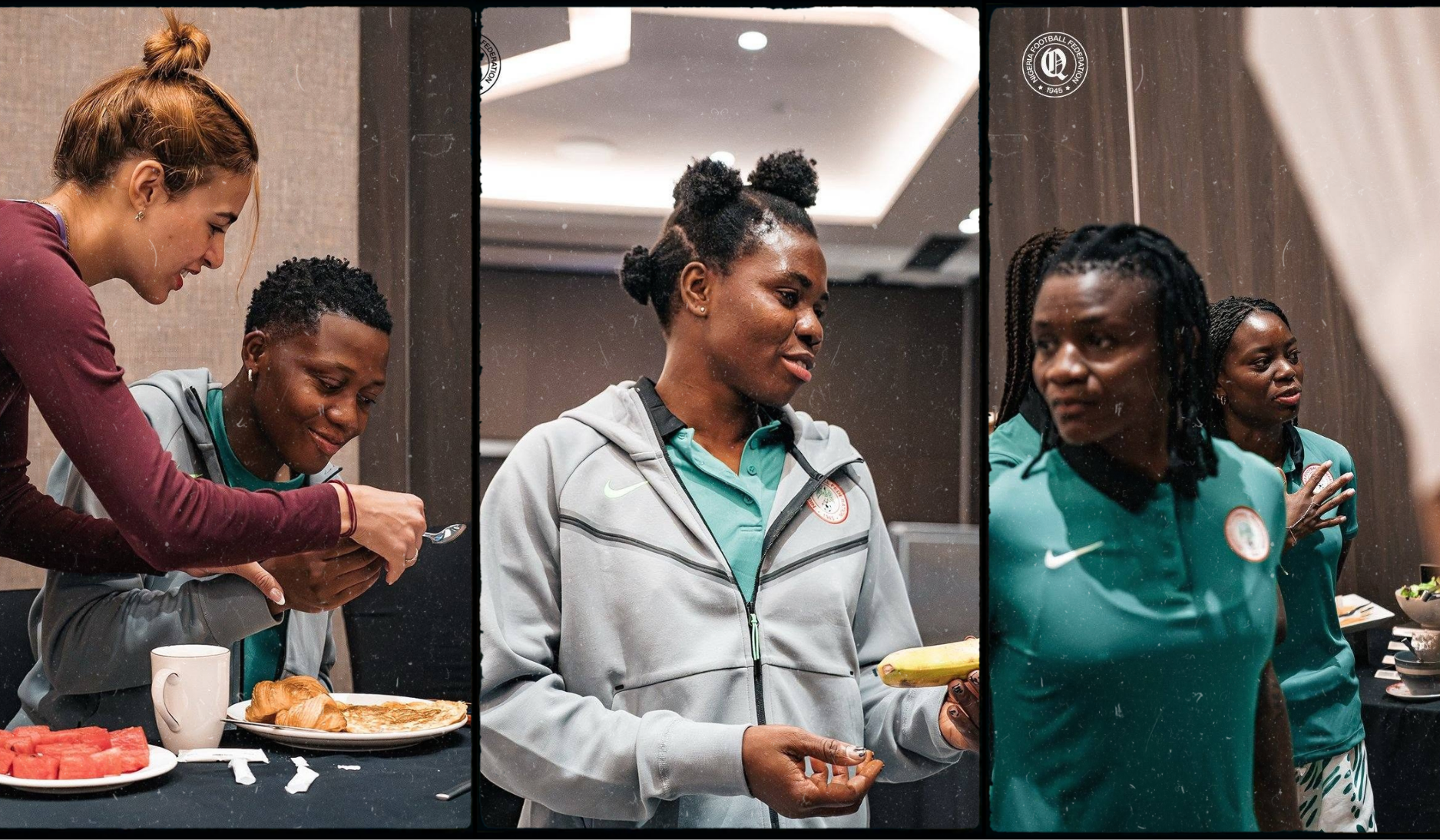 Super Falcons Share Breakfast Moments as Focus Shifts to Crucial WAFCON Zambia Clash - Photo Credit : Super Falcons, X