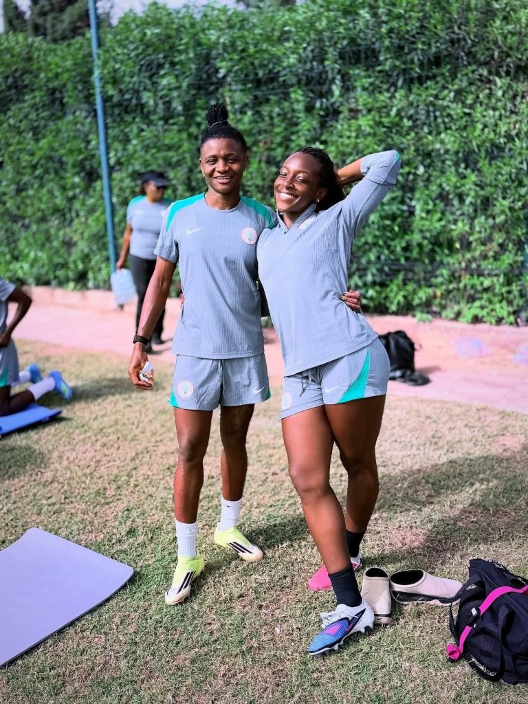 Super Falcons Triumph in Tanzania: Oshoala, Ogbonna, Kanu, and Alozie Bond Before Training