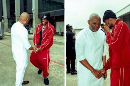 Victor Osimhen Meets Tony Elumelu Before Returning to Turkey for Galatasaray Pre‑Season - Photo Credit : Julie Sports, Facebook