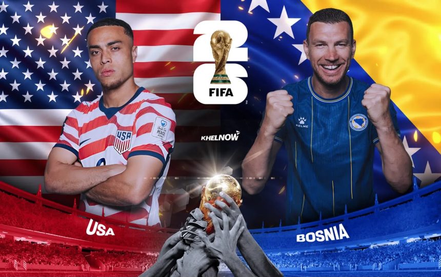 USA vs Bosnia-Herzegovina (Photo credit: Khel now)