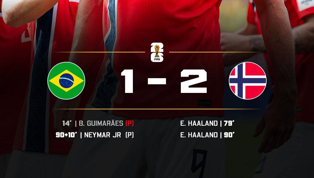 Brazil 1-2 Norway (Photo credit: Softfootball media)