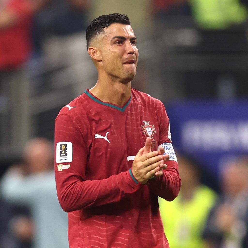 Ronaldo crying (Photo credit: Fabrizio Romano)
