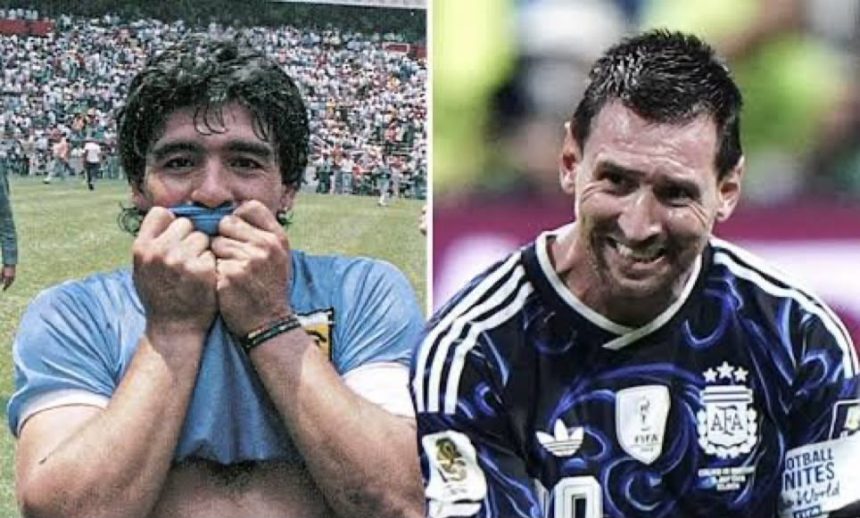 Maradona and Messi’s World Cup Journeys Mirror Each Other Once Again (Photo credit: Softfootball media)