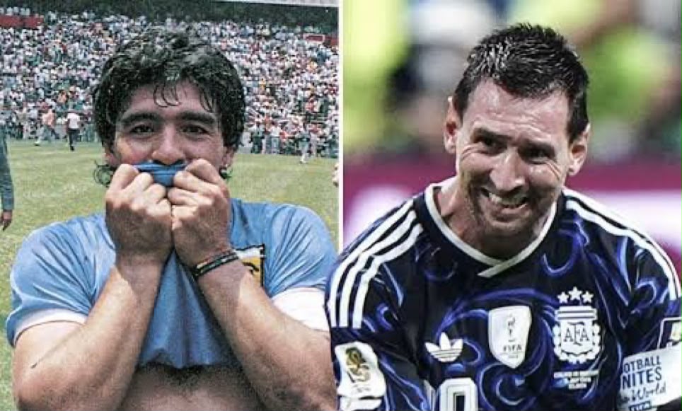 Maradona and Messi’s World Cup Journeys Mirror Each Other Once Again (Photo credit: Softfootball media)